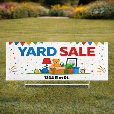 Custom 9" X 24" Yard Signs